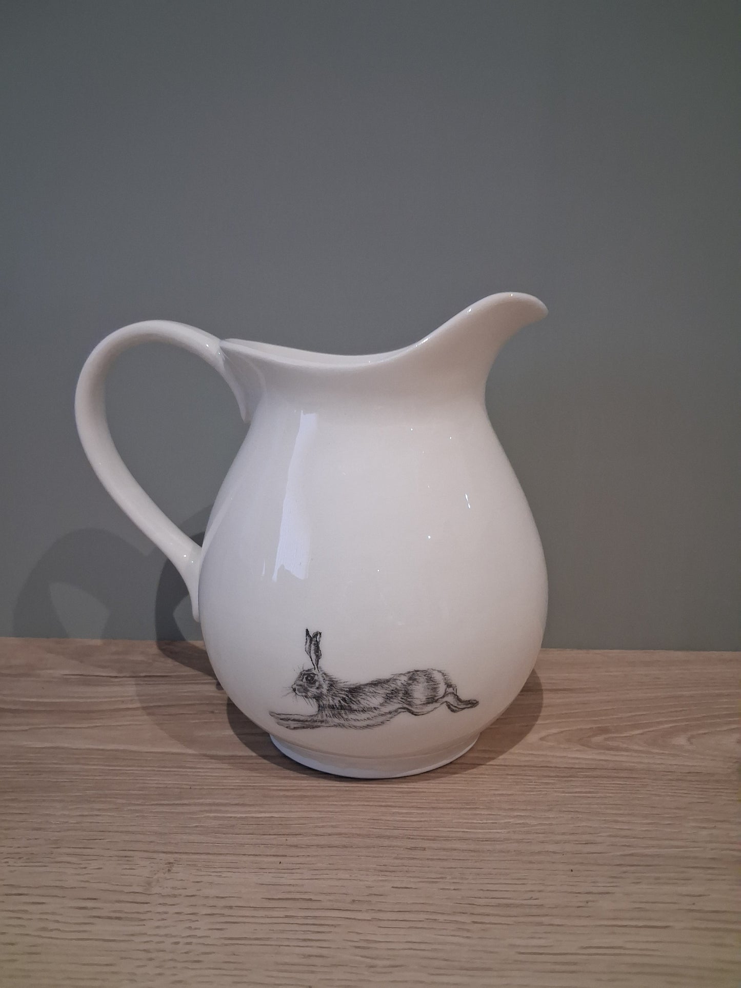 1L round jug - Hare