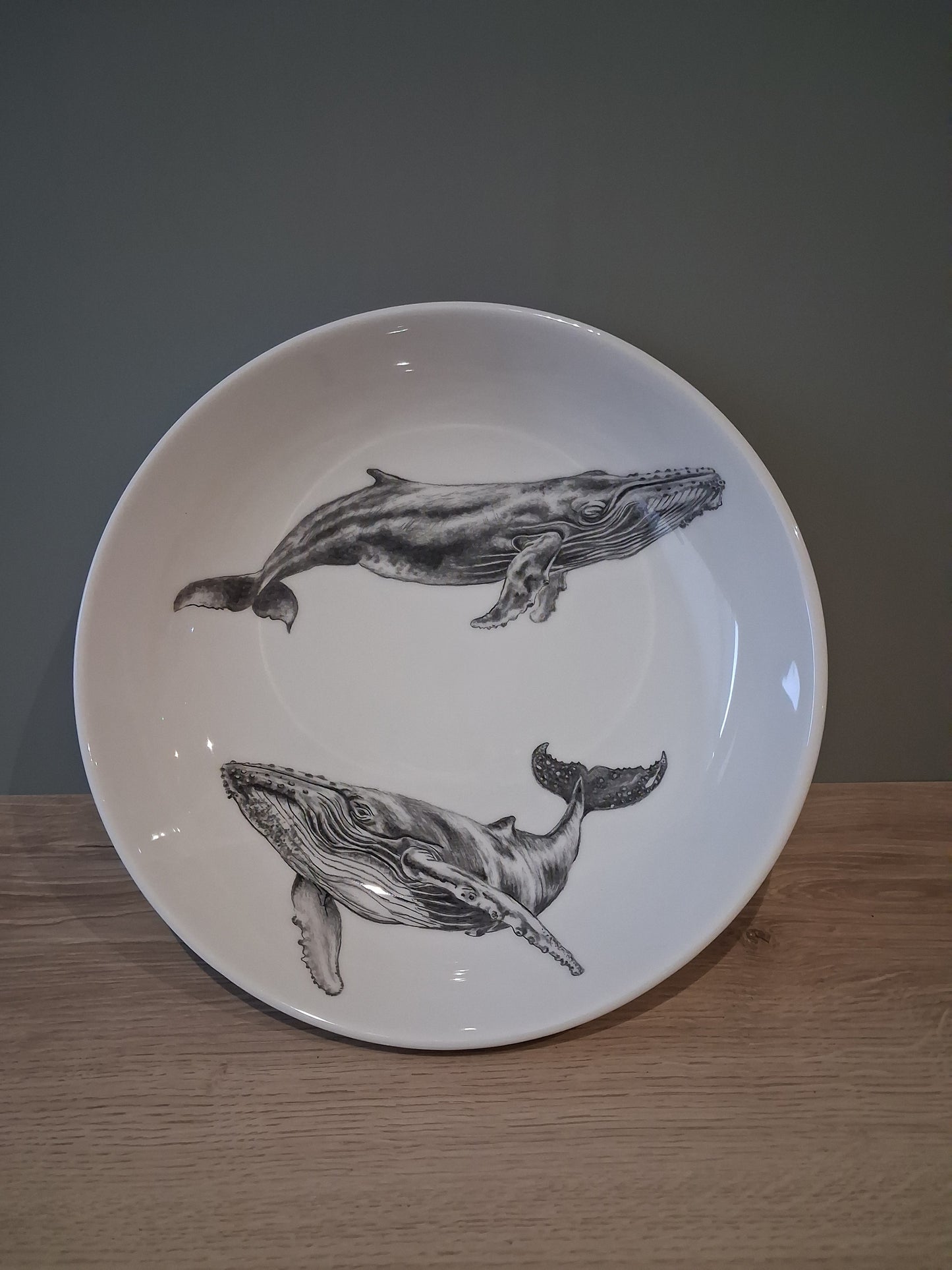 Large Serving Bowl (30cm) - 2 Whales